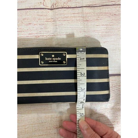 Kate Spade Women's Fabric Stripe Zip Up Wallet - OS - Picture 5 of 14